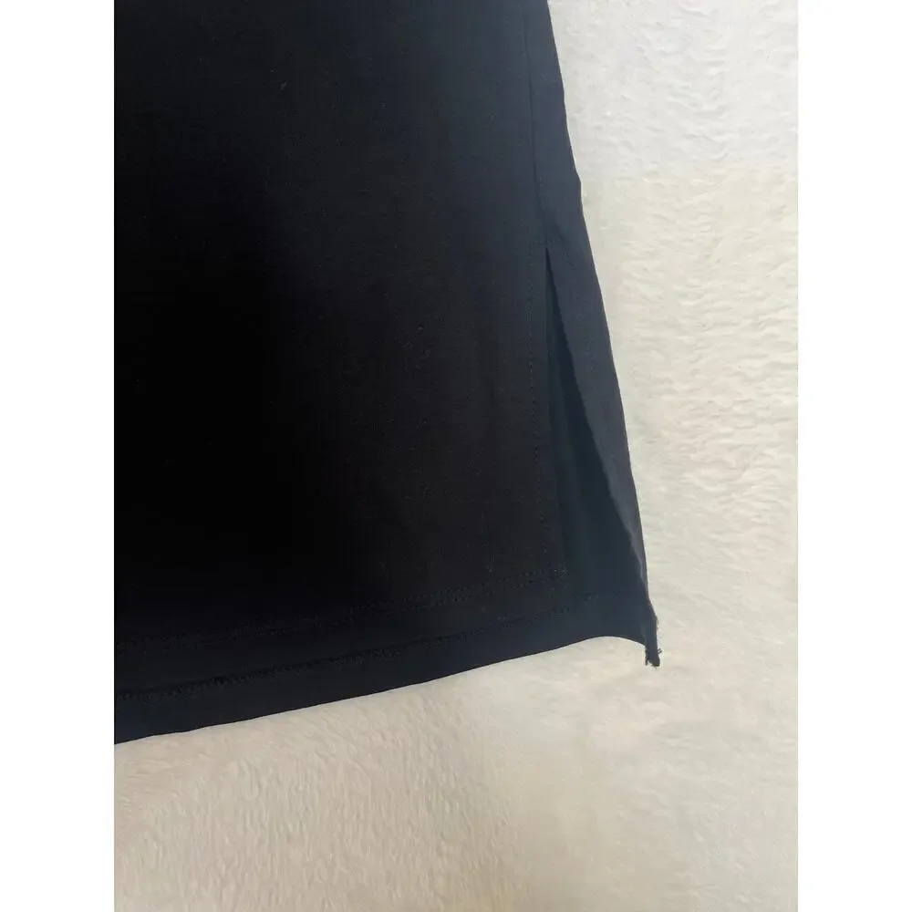 Plain People Japan Black Textured Lace Tshirt Minimalist Streetwear Neutral sz 2